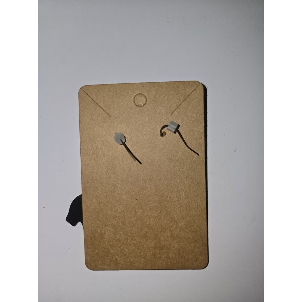 Cowgirl boots earrings black wooden laser cut hook earrings - Picture 4 of 4